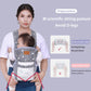 Multifunctional Baby Carrier With Breathable Front And Back In Summer - Wave Point Baby Carrier That Breathes Like