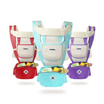 Multifunctional baby seat with back and waist - Multifunctional Baby Waist Stool for Tiny Adventures