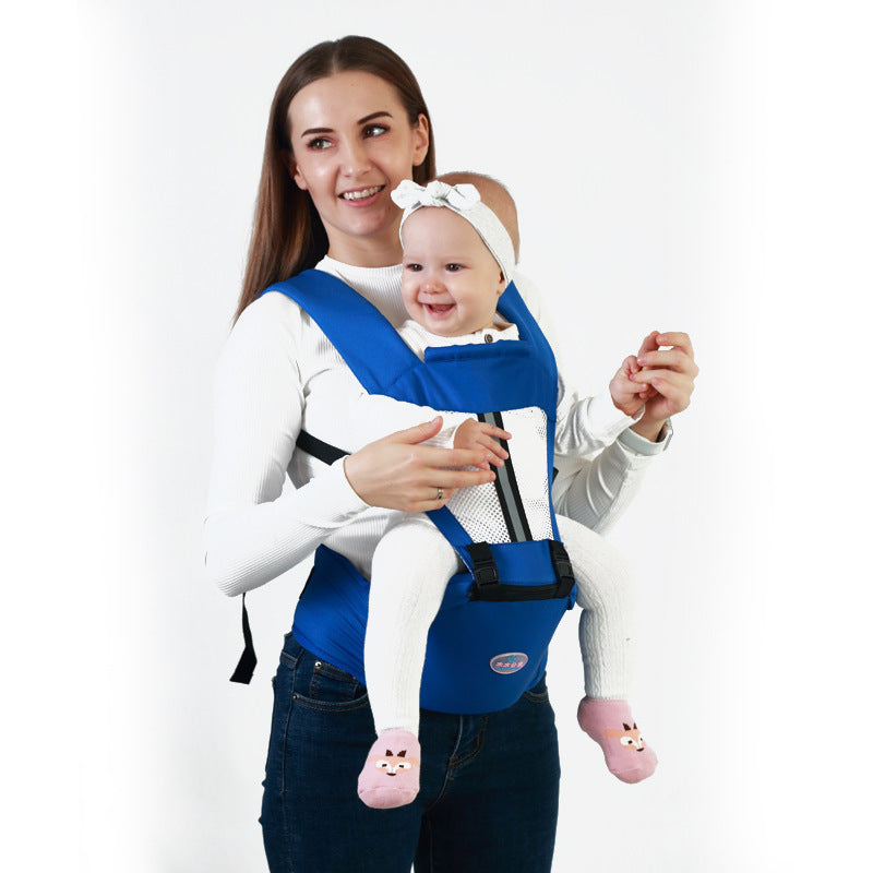 Multifunctional Breathable Double Shoulders Front Hold Baby Carrier - Carry Your Baby Like a Pro Without Back Pain