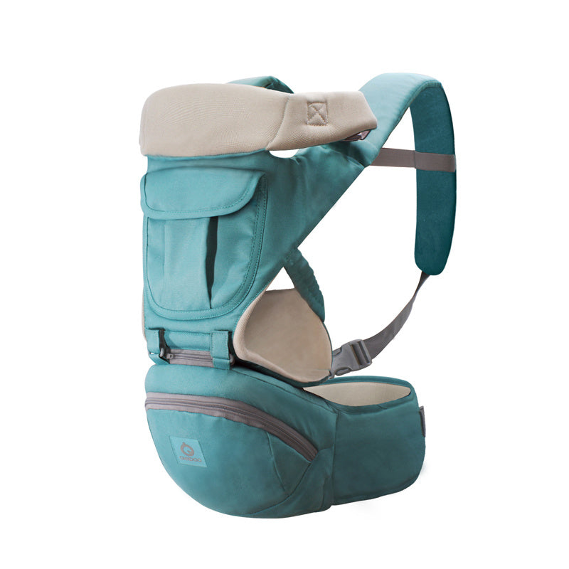 Multifunctional breathable waist stool baby carrier - Breathable Baby Carrier with Secret Storage Bags