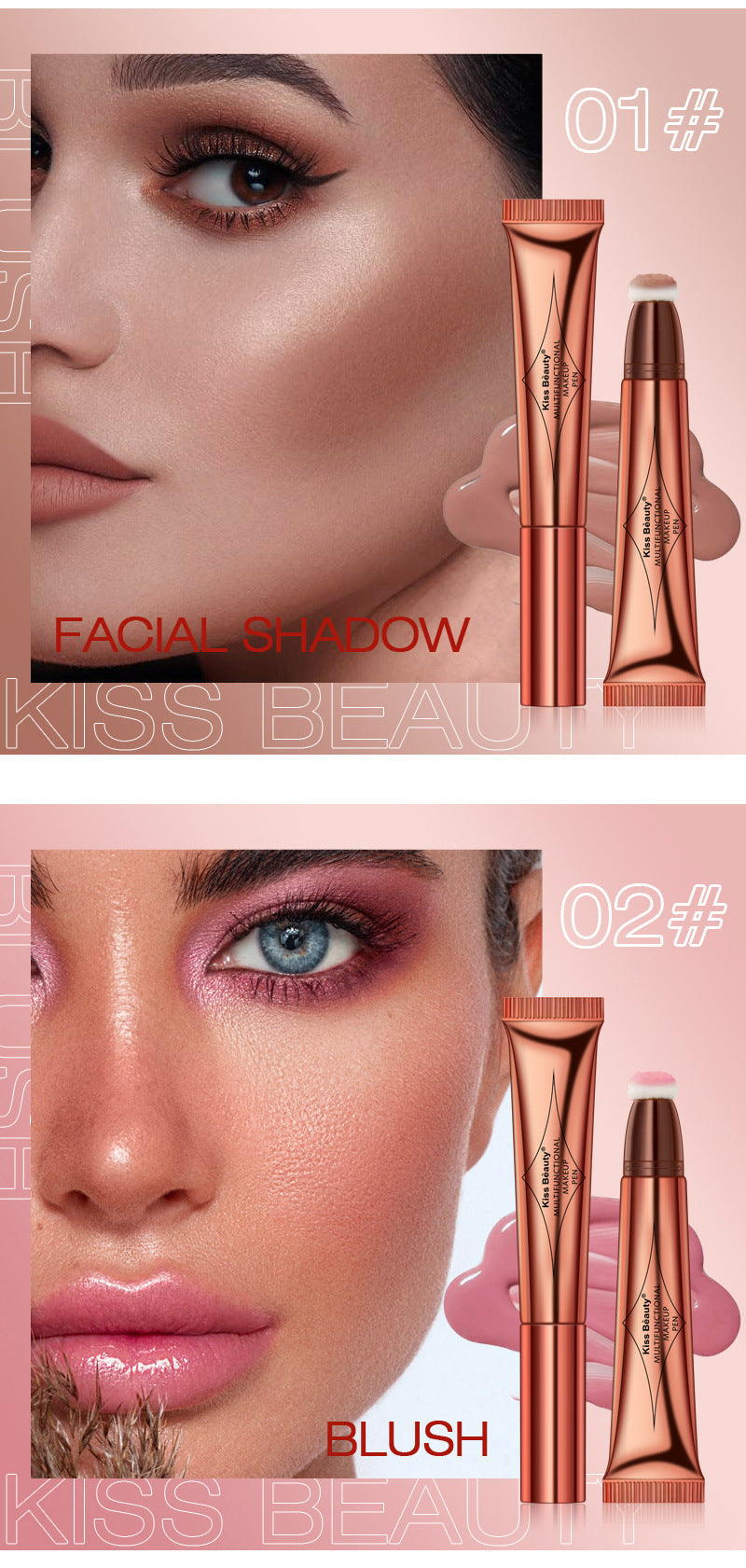 Multifunctional Cosmetic Brush Liquid and Gills Shading Pen for Makeup - Teleplus multifunctional cosmetic brush liquid