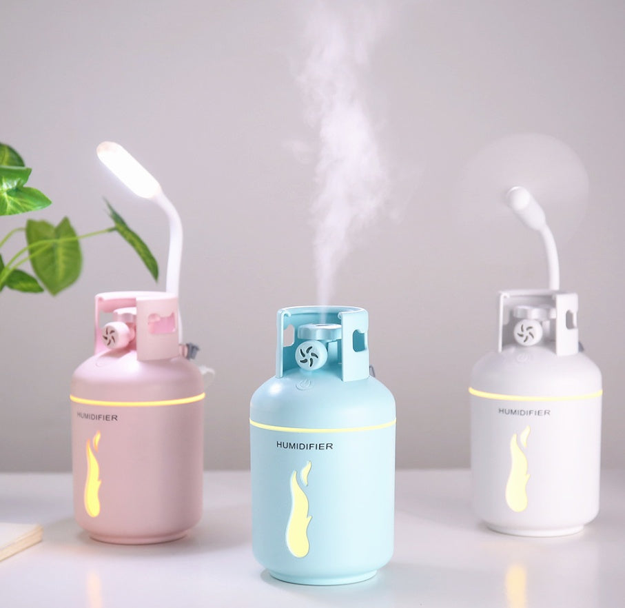 Portable Gas Tank Humidifier with Water and Continuous Spray for United States - All Your Mode Needs gas tank