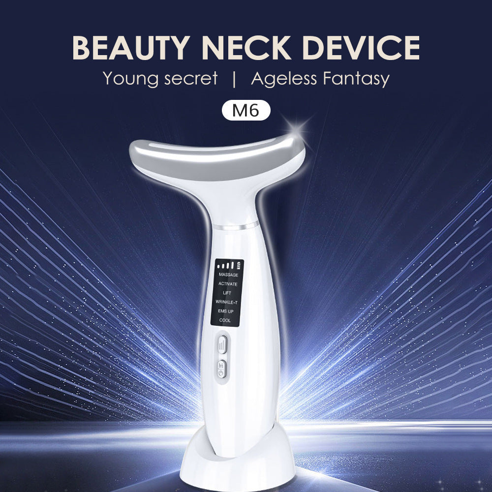 Universal Face Lifting and Rejuvenation Device for United States CHF - Cool Your Neck with Colorful Ice Beauty Magic