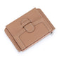 Multifunctional Leather Wallet with Multiple Card Slots and Solid Colors - Slim for Your Adventure multifunctional