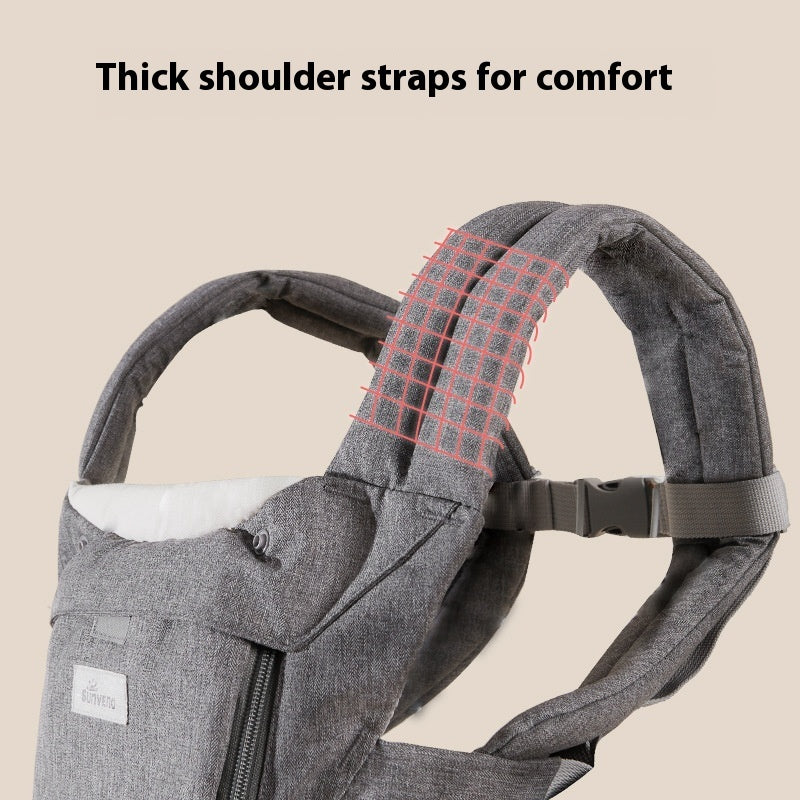 Multifunctional Lightweight Four Seasons Breathable Baby Carrier Strap - Carry Your Baby Like a Pro With No Sweat