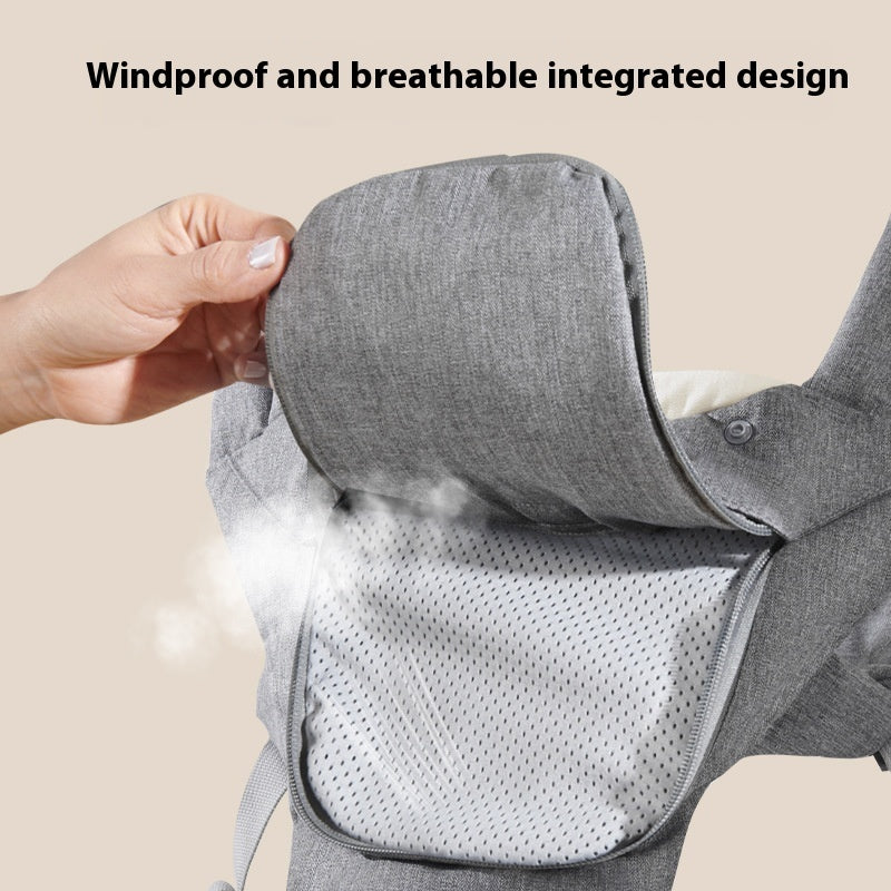 Multifunctional Lightweight Four Seasons Breathable Baby Carrier Strap - Carry Your Baby Like a Pro With No Sweat