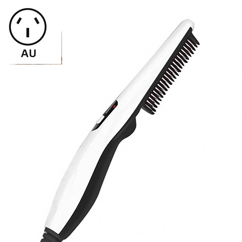 Multifunctional Male and Female Styling Comb with Dual-Use Roll Straight Iron - Teleplus female styling combing