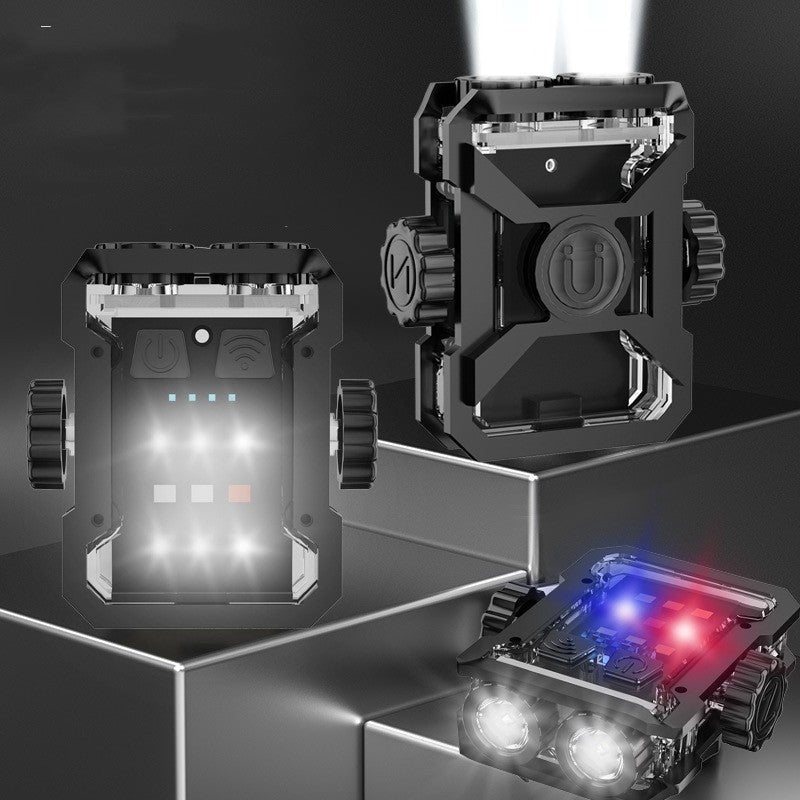 Multifunctional Mini Keychain Light with Fast Charging and 600mAh Battery - Teleplus multifunctional mini keychain light