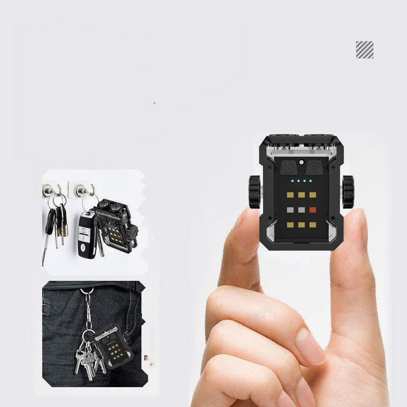 Multifunctional Mini Keychain Light with Fast Charging and 600mAh Battery - Teleplus multifunctional mini keychain light