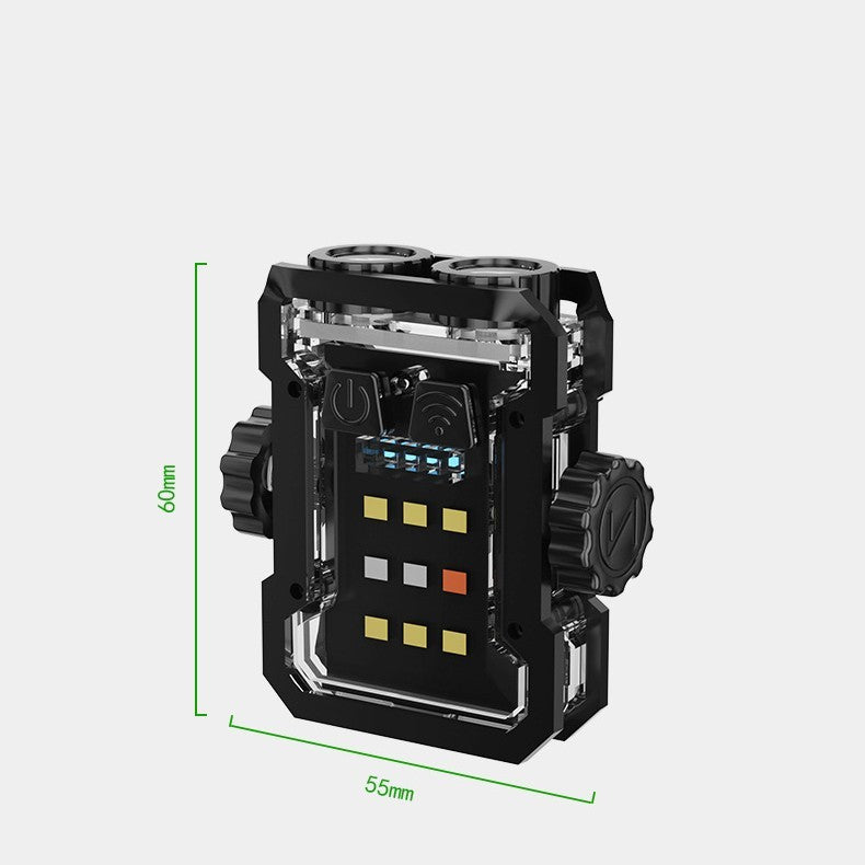 Multifunctional Mini Keychain Light with Fast Charging and 600mAh Battery - Teleplus multifunctional mini keychain light