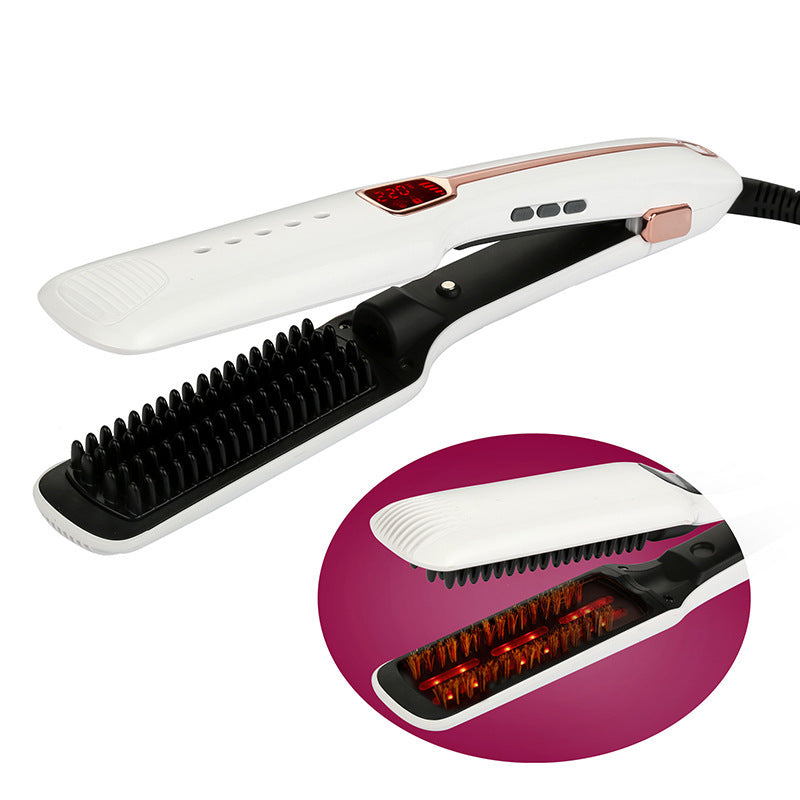 Multifunctional Negative Ion Infrared Steam Hair Straightener with Temperature Control - Teleplus multifunctional