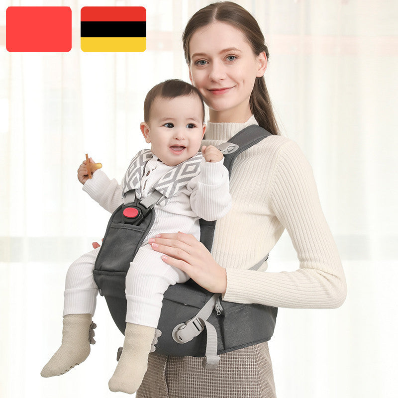 Multifunctional Stool Waist Support Waist Protection And Baby Holding Artifact - Charcoal Gray Stool That Supports