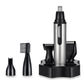 Multifunctional USB Charging Portable Mini Nose Ear Hair Trimmer with Different Heads - Teleplus multifunctional usb