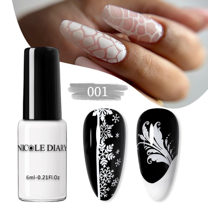Nail Beauty Print Oil for Simple Home Painted Nails 6ml - Teleplus nail beauty print simple home painted oil