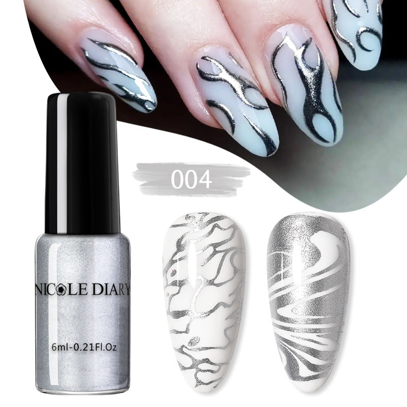 Nail Beauty Print Oil for Simple Home Painted Nails 6ml - Teleplus nail beauty print simple home painted oil