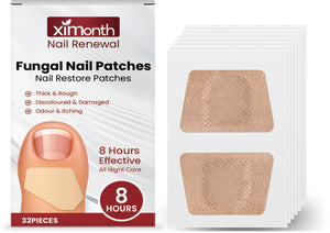 Nail Care Patches with Garlic Tea Tree Oil and Collagen for Healthy Nails - tea tree oil nail care patches garlic