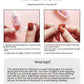 Nail Nude Metallic Mirror Line Manicure for Ladies with Design - nail nude metallic mirror line manicure