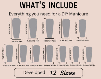 Nail Patch Set with Gradient Rhinestone French for Elegant Beauty - Teleplus nail beauty gradient rhinestone french