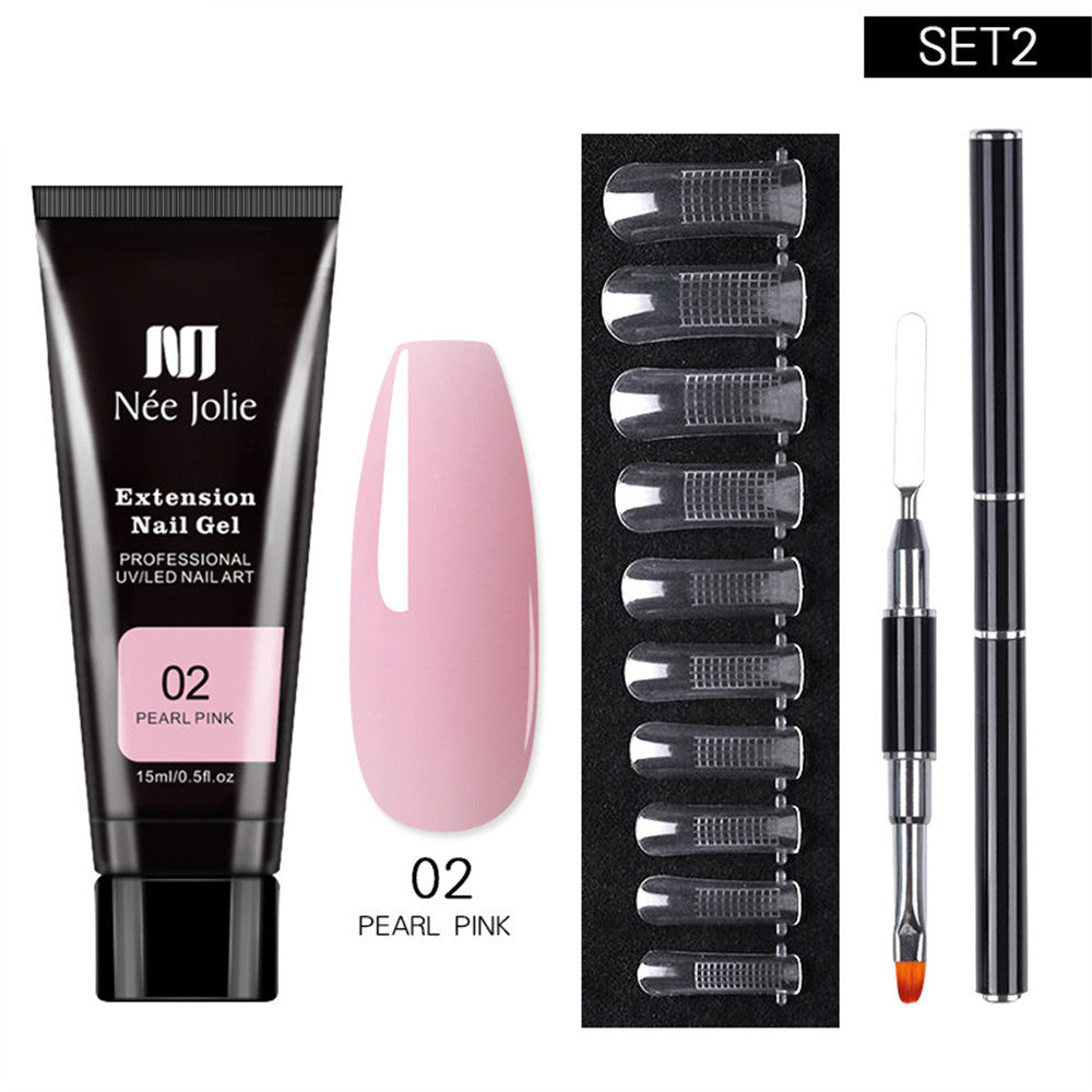 Nail Solid Extension Glue Kit for Long-lasting Repair - Teleplus Extensions nail solid extension glue