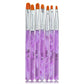 Nail Tools Paint Pen Set with Broad Brush Pens for Artificial Nails - Teleplus artificial nails broad brush penshaped