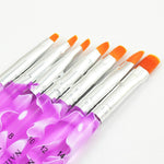 Nail Tools Paint Pen Set with Broad Brush Pens for Artificial Nails - Teleplus artificial nails broad brush penshaped