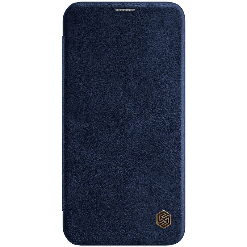 Nalkin Qin Series Flip Leather Case for iPhone 12 Pro Max Solid Color - nalkin qin series