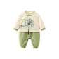 National Style Long Sleeve Fleece-lined Rompers Jumpsuit - National Style Fleece-lined Rompers for Babies