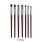 Natural Beech Wood Makeup Brushes Set for Eyeshadow and Face - Teleplus natural makeup brushes set eyeshadow