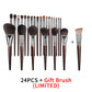 Natural Beech Wood Makeup Brushes Set for Eyeshadow and Face - Teleplus natural makeup brushes set eyeshadow