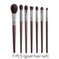 Natural Beech Wood Makeup Brushes Set for Eyeshadow and Face - Teleplus natural makeup brushes set eyeshadow