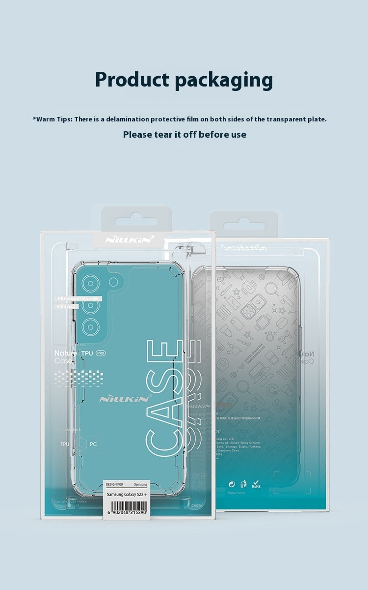 Natural Color Pro TPU Transparent Soft Phone Case for Samsung - Teleplus natural color pro transparent soft phone