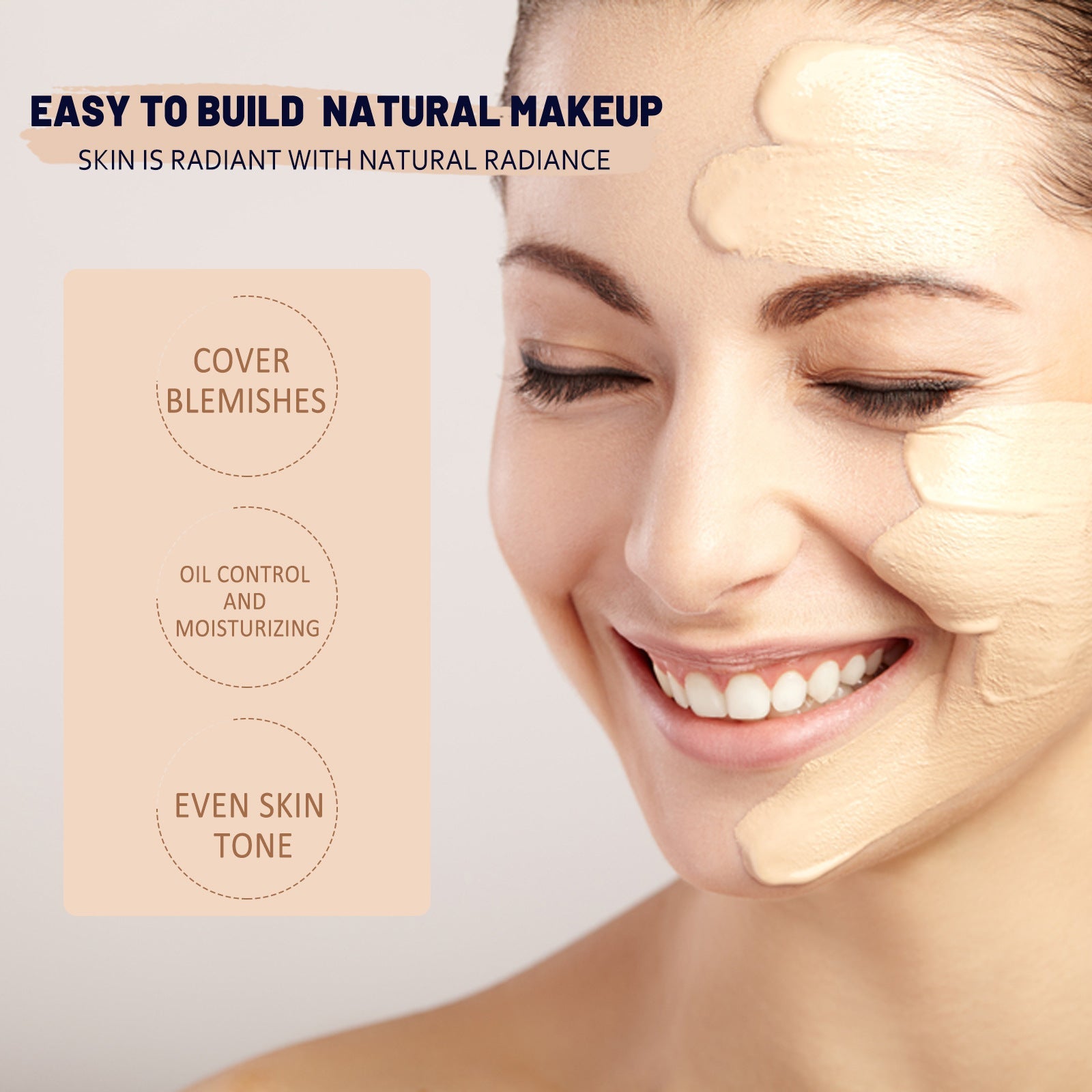 Natural Concealer Waterproof Makeup And Moisturizing - Hide Flaws Like Magic with Natural Concealer Waterproof