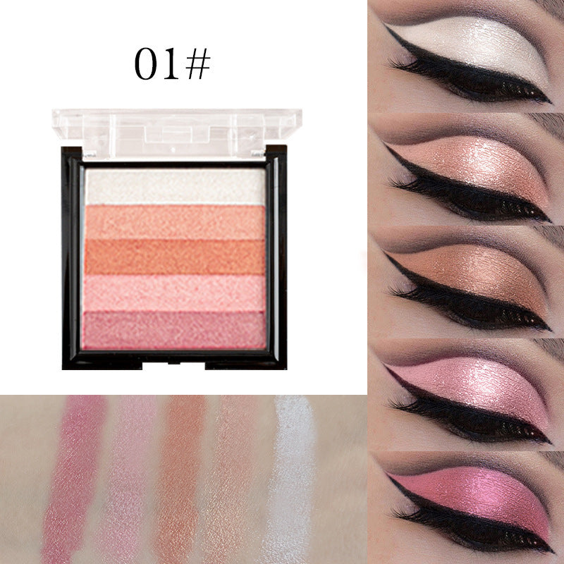 Natural Eye Shadow Plate Six Universal Shades Long Lasting Makeup Palette - Teleplus eye shadow plate natural six