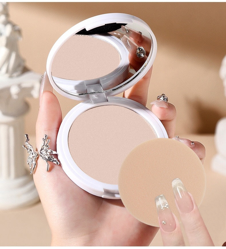 Natural Finish Powder Biscuit for Waterproof Concealer and Soft Skin Tone - Teleplus finishing powder biscuit