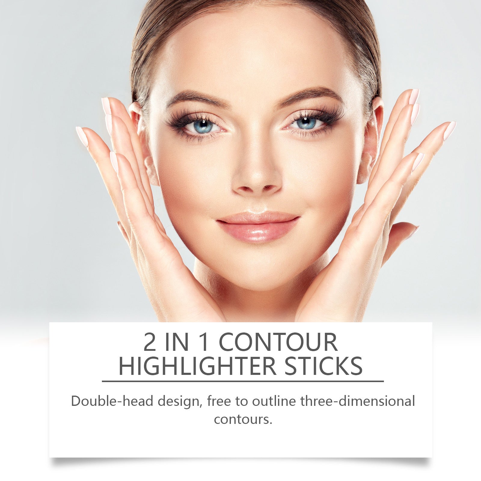 Natural Light Brown Lotus Root Congee Highlighter Pen 2.2 x 11CM - Teleplus lotus root congee light brown highlighter