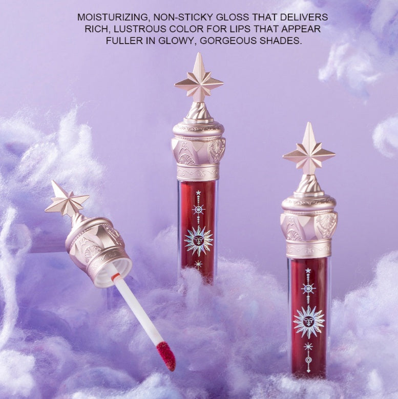 Natural Lip Gloss with Mirror Finish Waterproof Moisturizing Lipstick - Glossy Miracles Glaze lip gloss lipstick film