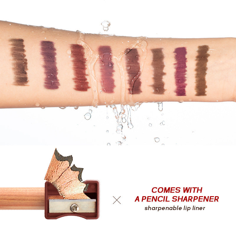 Natural Lip Liner with Various Colors Hook Line Lipstick for Perfect Finish - Teleplus and colors lip liner hook line