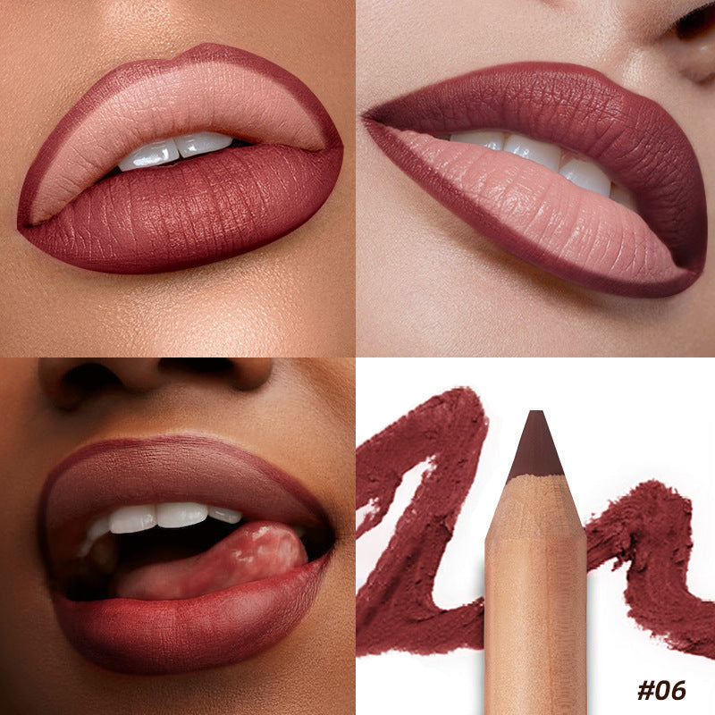 Natural Lip Liner with Various Colors Hook Line Lipstick for Perfect Finish - Teleplus and colors lip liner hook line