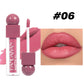 Natural Matte Lip Gloss in Square Tube Waterproof Nonstick Colorless - Teleplus matte lip gloss lipstick square tube