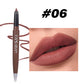 Natural Matte Lip Liner Set with Colors Discoloration Resistance - Teleplus makeup matte lip liner colors discoloration