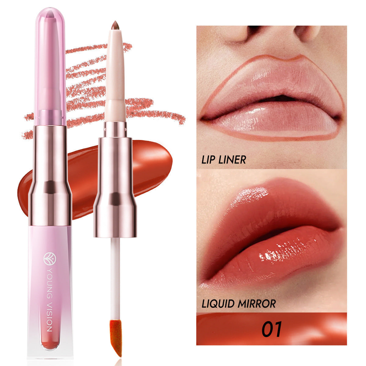 Natural Matte Long Lasting Lipstick Set Hydrating Vegan Makeup 5ml - Teleplus long lasting lipstick set