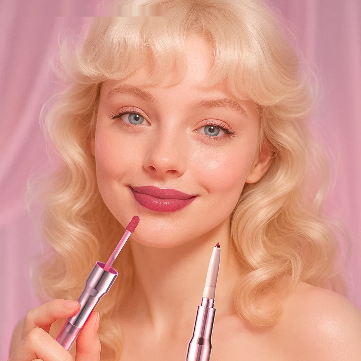 Natural Matte Long Lasting Lipstick Set Hydrating Vegan Makeup 5ml - Teleplus long lasting lipstick set