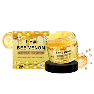 Natural Nourishing Neck Cream with Bee Venom and Botanical Extracts - Teleplus bee venom neck cream botanical extracts