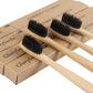 Natural Pure Bamboo Toothbrush Portable Soft Hair Tooth Brush Eco Friendly Brushes Oral Cleaning Care Tools - Bamboo