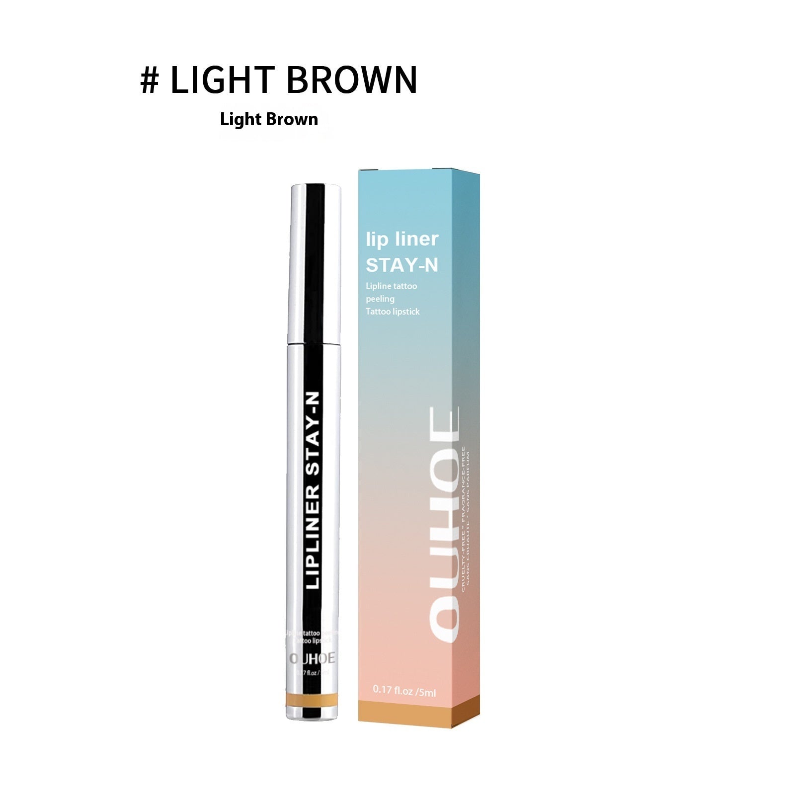 Natural Stereo Lip Liner with Stripping and Fengying Colors - stripping lip liner fengying