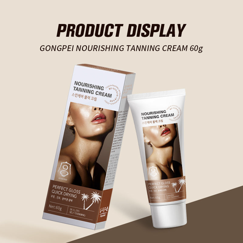 Natural Tanning Oil and Lotion for Deep Bronze Glow Hydrated Skin