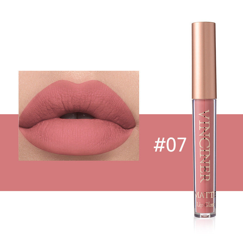 Natural Waterproof Matte Lip Lacquer for Lasting Color and Moisturization - Teleplus colors lip lacquer matte liquid