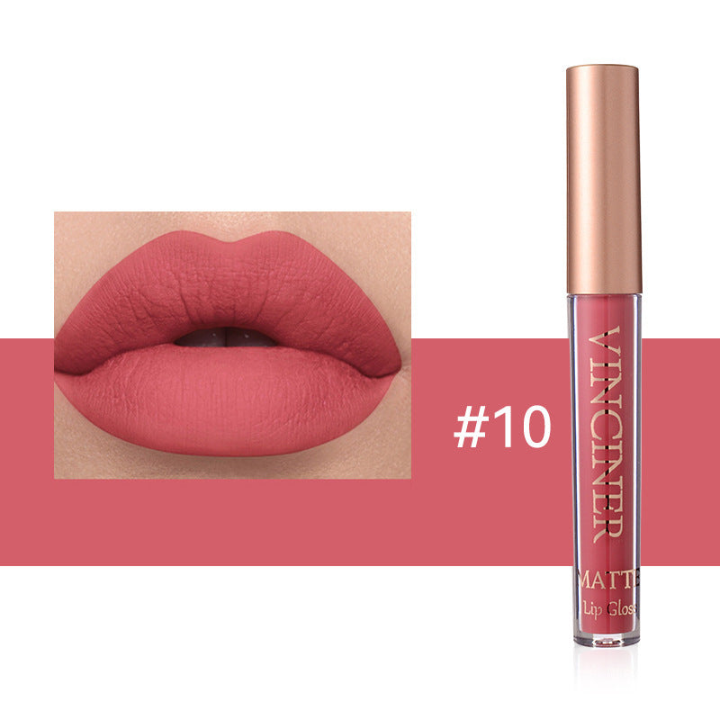 Natural Waterproof Matte Lip Lacquer for Lasting Color and Moisturization - Teleplus colors lip lacquer matte liquid