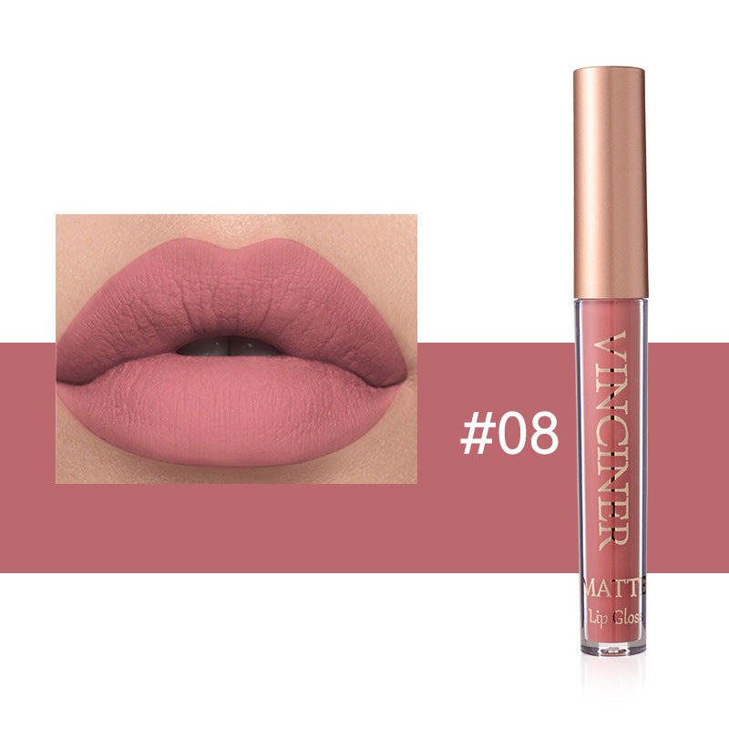 Natural Waterproof Matte Lip Lacquer for Lasting Color and Moisturization - Teleplus colors lip lacquer matte liquid