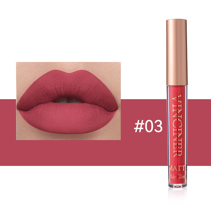 Natural Waterproof Matte Lip Lacquer for Lasting Color and Moisturization - Teleplus colors lip lacquer matte liquid